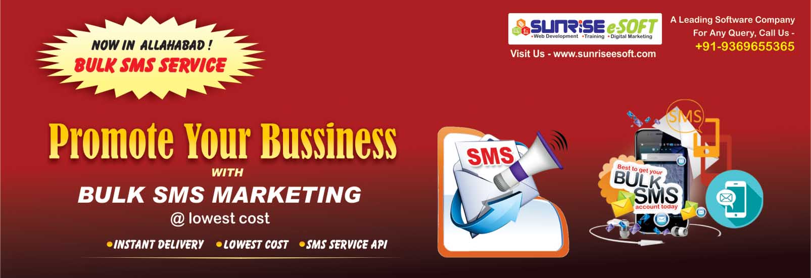 Low-Cost Bulk SMS Service Provider |Bulk SMS services in Allahabad,Lucknow